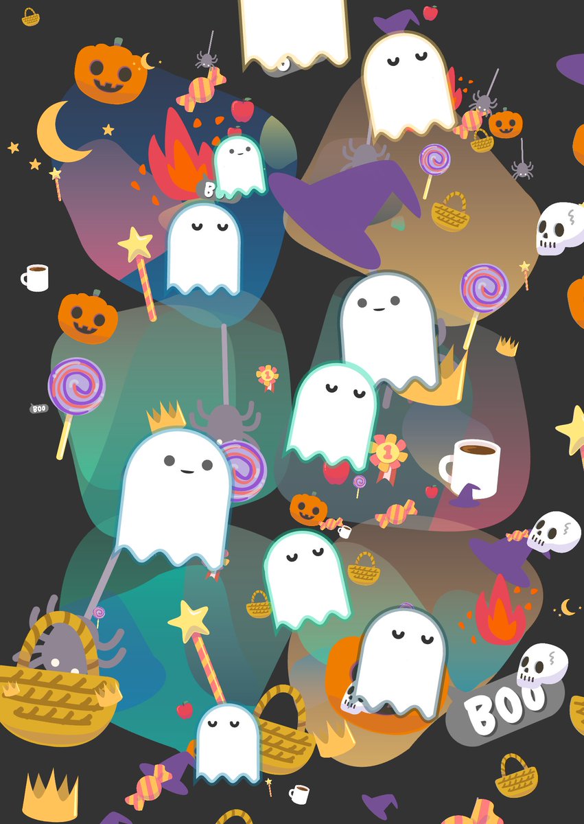 senbaku's tweet image. Happy Halloween👻
#p5js #dailycoding #creativecoding #generativeart