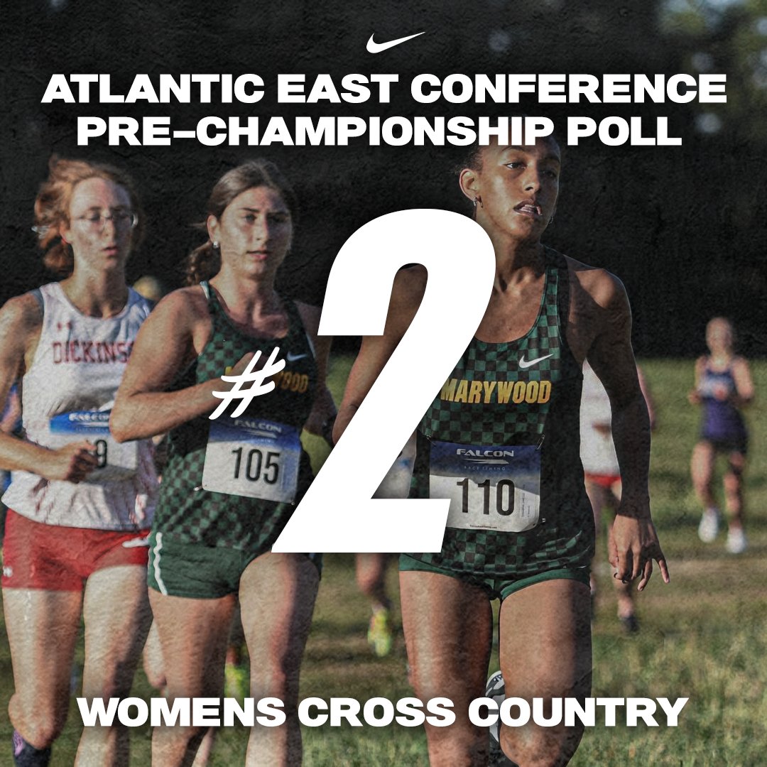 MarywoodXCTF's tweet image. The Marywood Pacer women are projected for a second-place finish at Atlantic East Conference championship in the pre-championship poll!

#GoPacers | #SetThePace