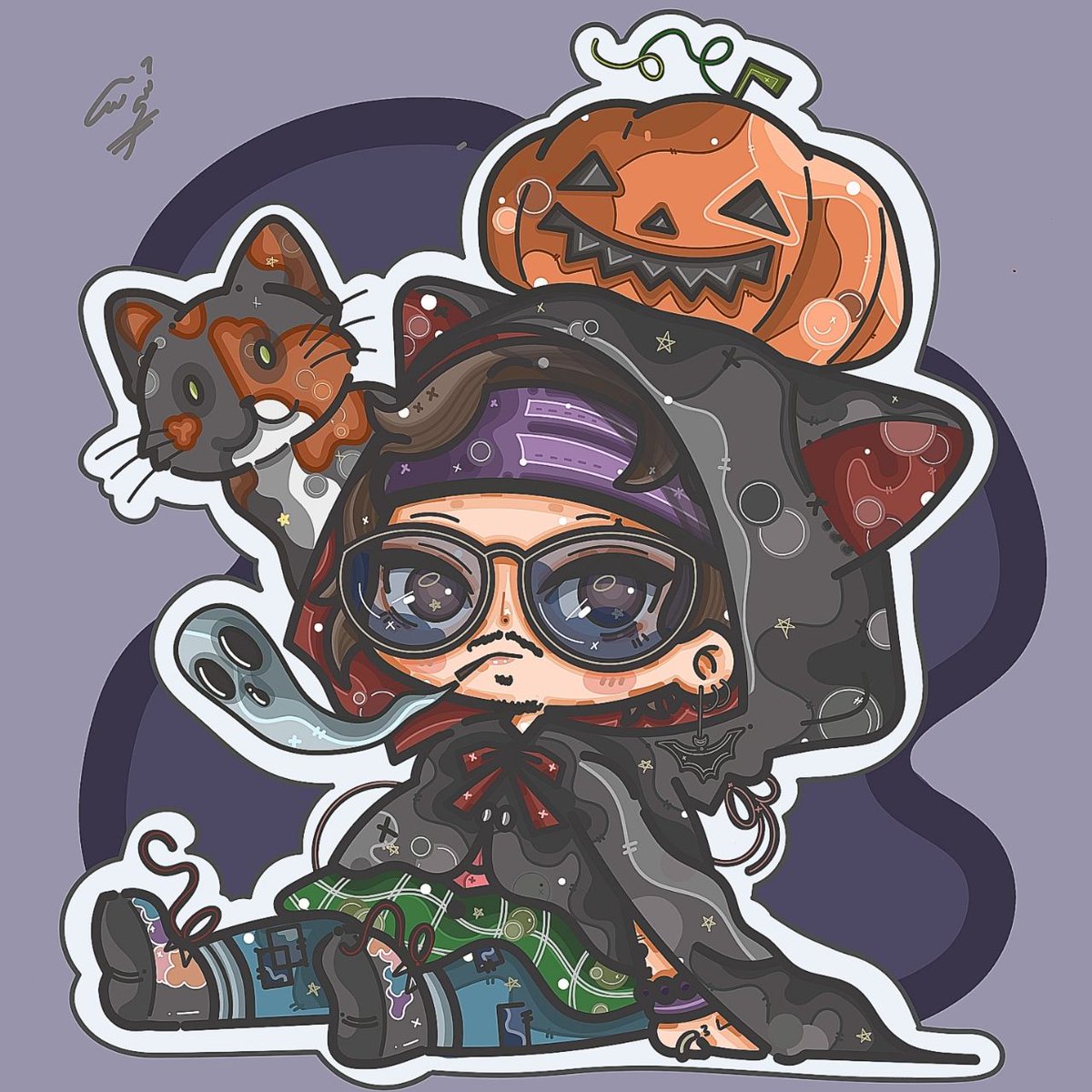 Happy Halloween everyone! 🎃🎀
I already can’t wait for Johnny’s shine in the Christmas Carol! ✨
#JohnnyDepp 
#istandwithjohnnydepp
#johnnydeppisalegend 
#johnnydeppwo