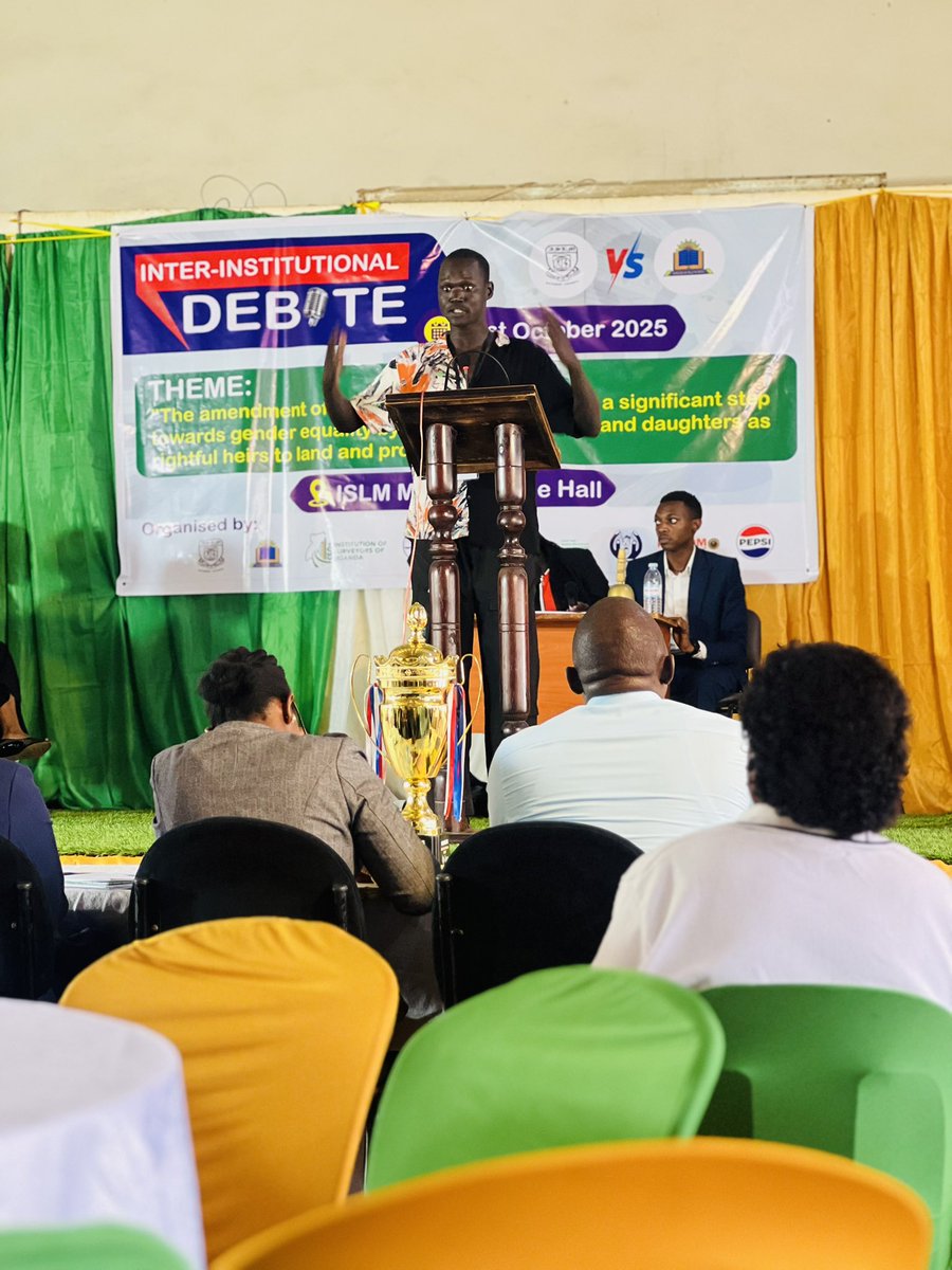 #HappeningNow The Inter-institutional debate at the Institute of Survey and Land Management on the succession act 2022 and gender equality in land ownership.