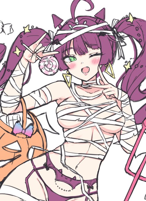 大遅刻確定ハロウィン🎃🍭wip 