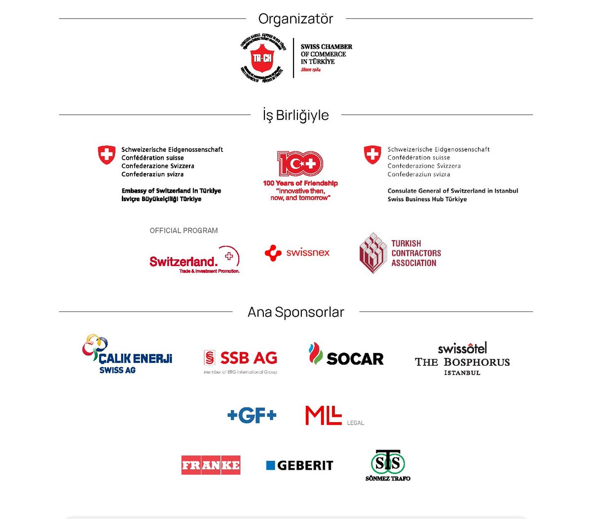 SwissChamber's tweet photo. What a day! This year we focused on establishing smart, green, and resilient foundations for the next 100 years of Swiss-Turkish partnership. 

We'd like to extend our sincere thanks to all of our participants, and speakers who joined us today, as well as to all of our sponsors. https://t.co/q0Tcc7WFIA