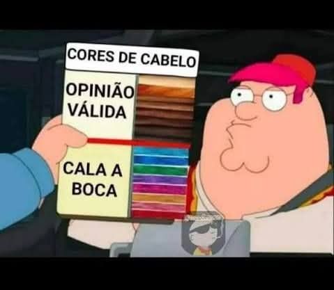 Meu critério é esse