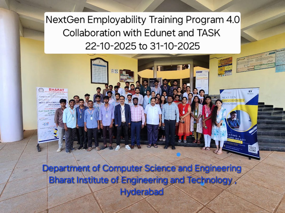 Bharat Institute of Engineering and Technology tweet media