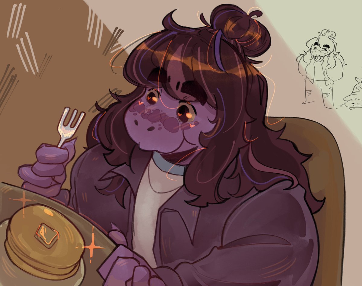 pamcakes...... (ignore the susie on the right)  #DELTARUNE