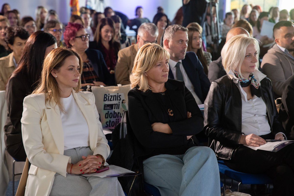 📈Every fourth company in 🇲🇪 is led by a woman. 

At the #TWBM Empower Forum, we discussed how to create systemic change for the economic empowerment of women — through a new generation of policies leading to stronger participation of women in the jobs of the future. 💙