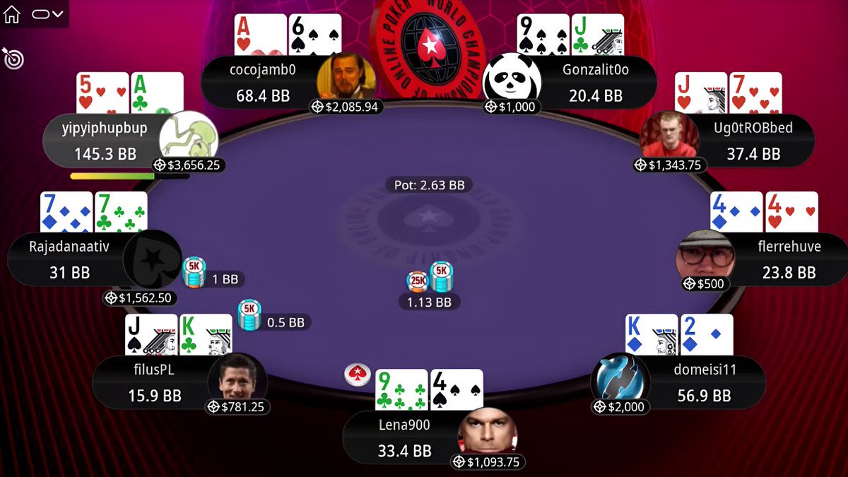 kalipoker_tv's tweet image. 🆕 NEW VIDEO: WCOOP 91-H $1K PKO Lena900 | cocojamb0 | Rajadanaativ - Final Table Replay #PokerStars #WCOOP2025 #FinalTableReplay #PokerReplays #Poker #OnlinePoker 

Watch now 👉 youtu.be/tXNrMPGR3R4