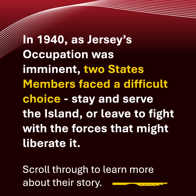 StatesAssembly's tweet photo. Did you know that in June 1940, two of Jersey's elected States Members were serving members of the armed forces?

Their names were Leslie Thomas Anthoine and Ralph Edward Bishop Voisin. 

Scroll through the images and learn more about their stories. https://t.co/FUw8sguRzz