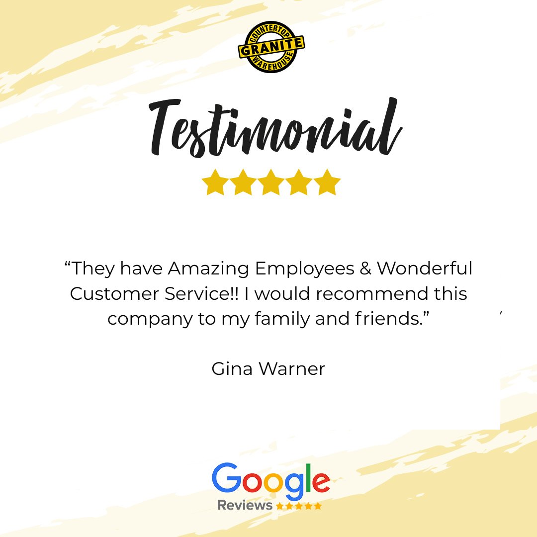 GCWcountertop's tweet photo. Thank you so much for your kind words! We’re thrilled to hear that you had such a great experience with our team and customer service. Our staff takes pride in making every project smooth and enjoyable. We truly appreciate your recommendation and your trust it means so much to us https://t.co/X4e2qsW1jH
