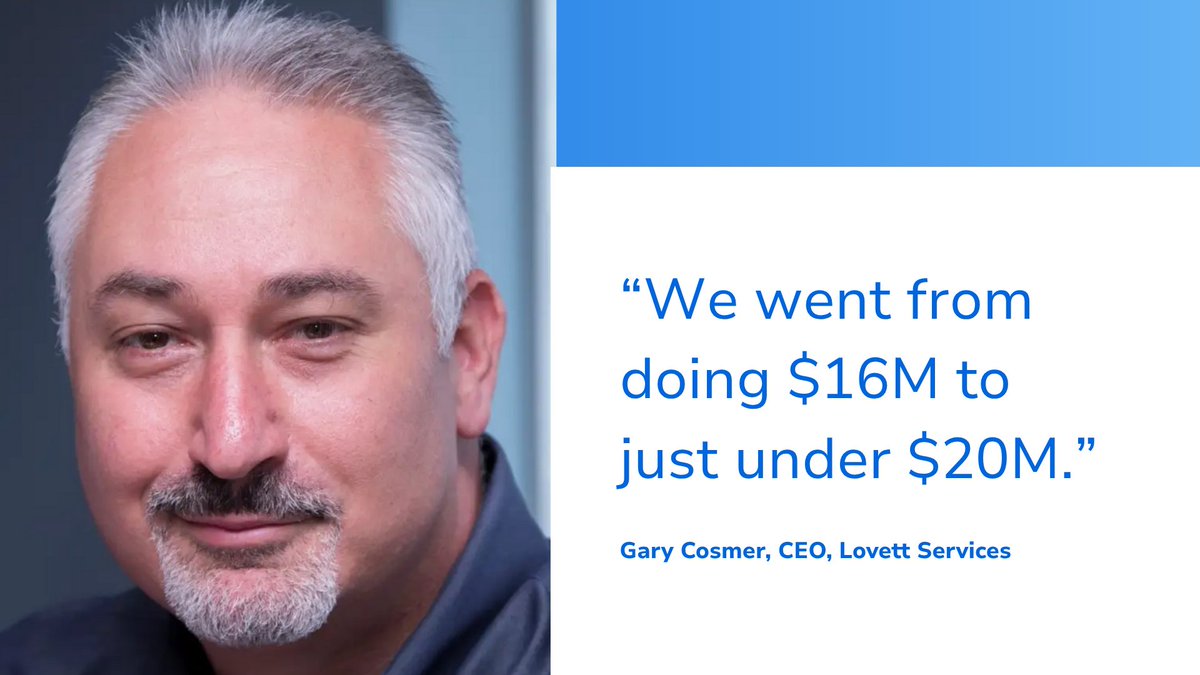 ServiceTitan's tweet image. Imagine knowing exactly how your company’s performing before your first cup of coffee.

Lovett Services tracks everything from billable hours to takt time.

Here’s how they turned operational clarity into profit: servicetitan.info/3JliVoO

#ServiceTitan