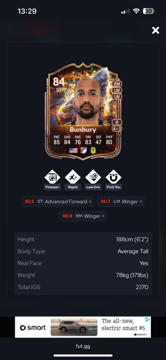 AdamW3430's tweet photo. @DetectiveFUT Would he fit? https://t.co/9d3dD5uTee