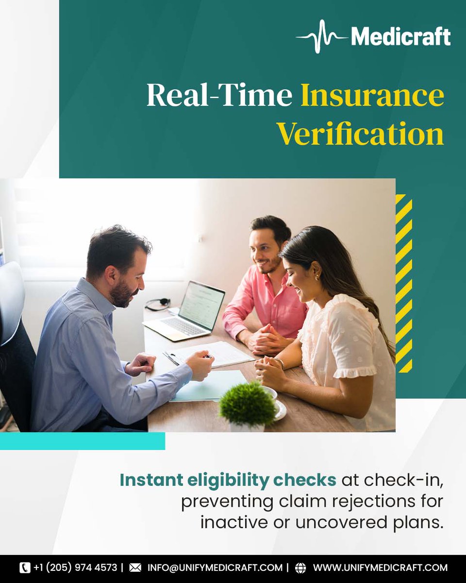 Unifymedicraft's tweet image. Medicraft is designed to handle fast-paced, walk-in care, multiple services in one encounter, urgent-care-specific coding, diverse payers, and employer contracts — making it essential for maximizing reimbursement and reducing errors in this specialty.

#RevenueCycleOptimization