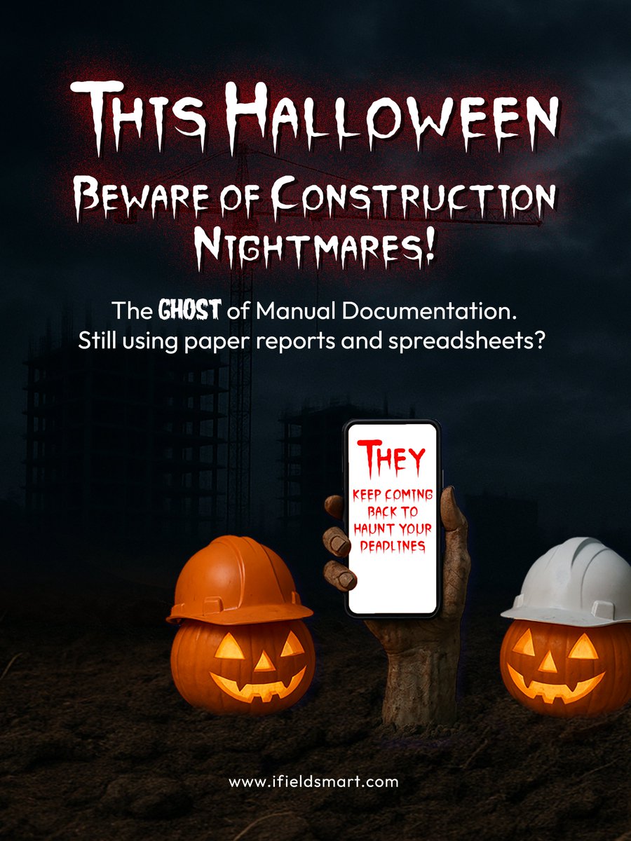 iFieldSmart_'s tweet image. 🎃 Don’t let manual reports haunt your deadlines!
Lens360 by Ifieldsmart lets you capture, compare, and track every corner of your site in 360°.
Simplify your construction progress — smarter, faster, ghost-free. 👻

#lens360 #ifieldsmart #constructionideas #constructiontech