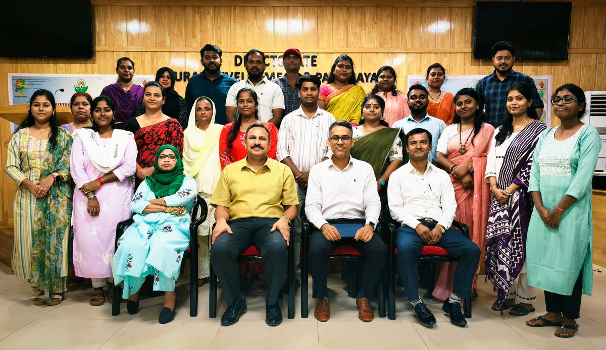 dir_rdpris's tweet image. Successful Conclusion of 4-Day Training of Trainers (ToT) on “Championing Change: Empowering Women Leaders in Local Governance” under Rashtriya Gram Swaraj Abhiyan #RGSA concluded today.

The programme empowered District Level Master Trainers to lead change &amp;amp; strengthen women’s.