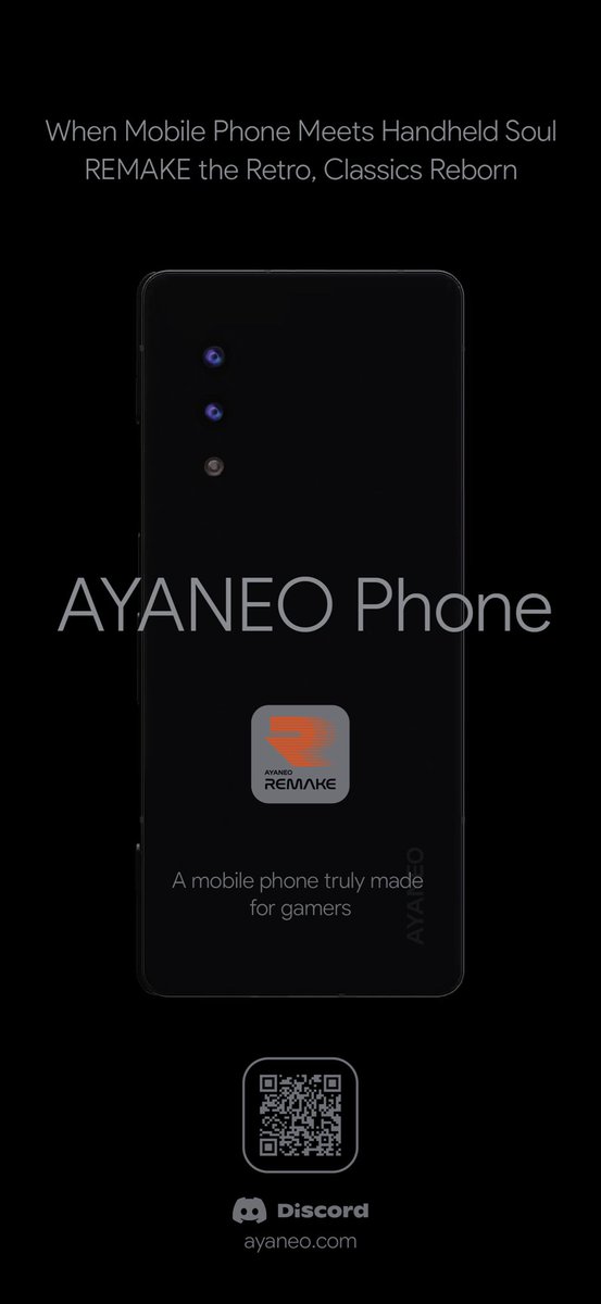 AYANEO__'s tweet image. #AYANEO Phone#
AYANEO’s first mobile phone is coming
When mobile phone meets the soul of gaming handheld
REMAKE the retro
Reviving familiar emotions right in your hands
AYANEO Phone
A mobile phone truly made for gamers
born from the pure love of gaming 🎮