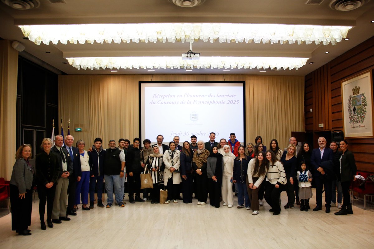 🇱🇧🤝🇫🇷 Concours de la Francophonie 2025 🏅

<a href="/philippejuvin/">🇫🇷 🇪🇺 Pr Philippe Juvin MD PhD</a>, et Bruno de Soultrait, conseiller municipal délégué aux jumelages et aux relations internationales, ont présidé la cérémonie en l’honneur des lauréats 2025 du Concours de la Francophonie.

🔝 Bravo aux lauréats  !