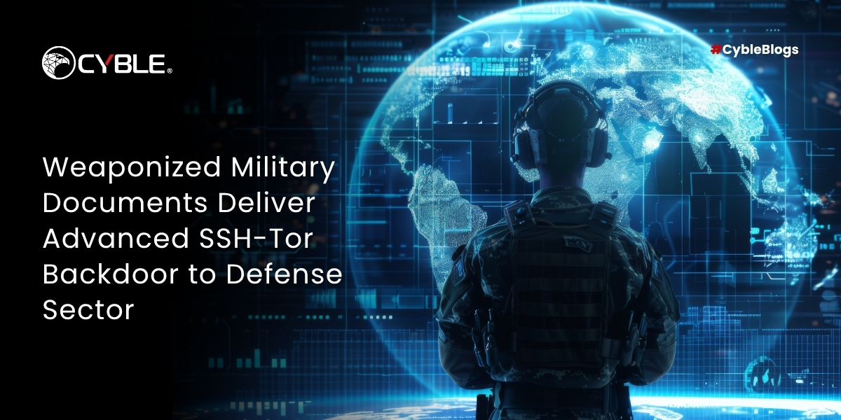 CybleInsights's tweet image. Military-themed lure targeting using weaponized ZIPs and hidden tunneling infrastructure

cyble.com/blog/weaponize…

#Malware #Backdoor #SocialEngineering #Tunnelling #Cyberespionage