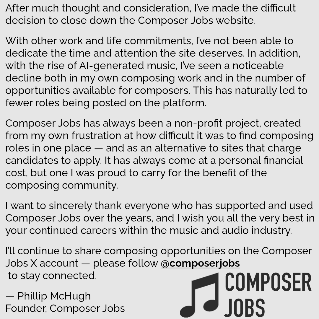 Composer Jobs tweet media