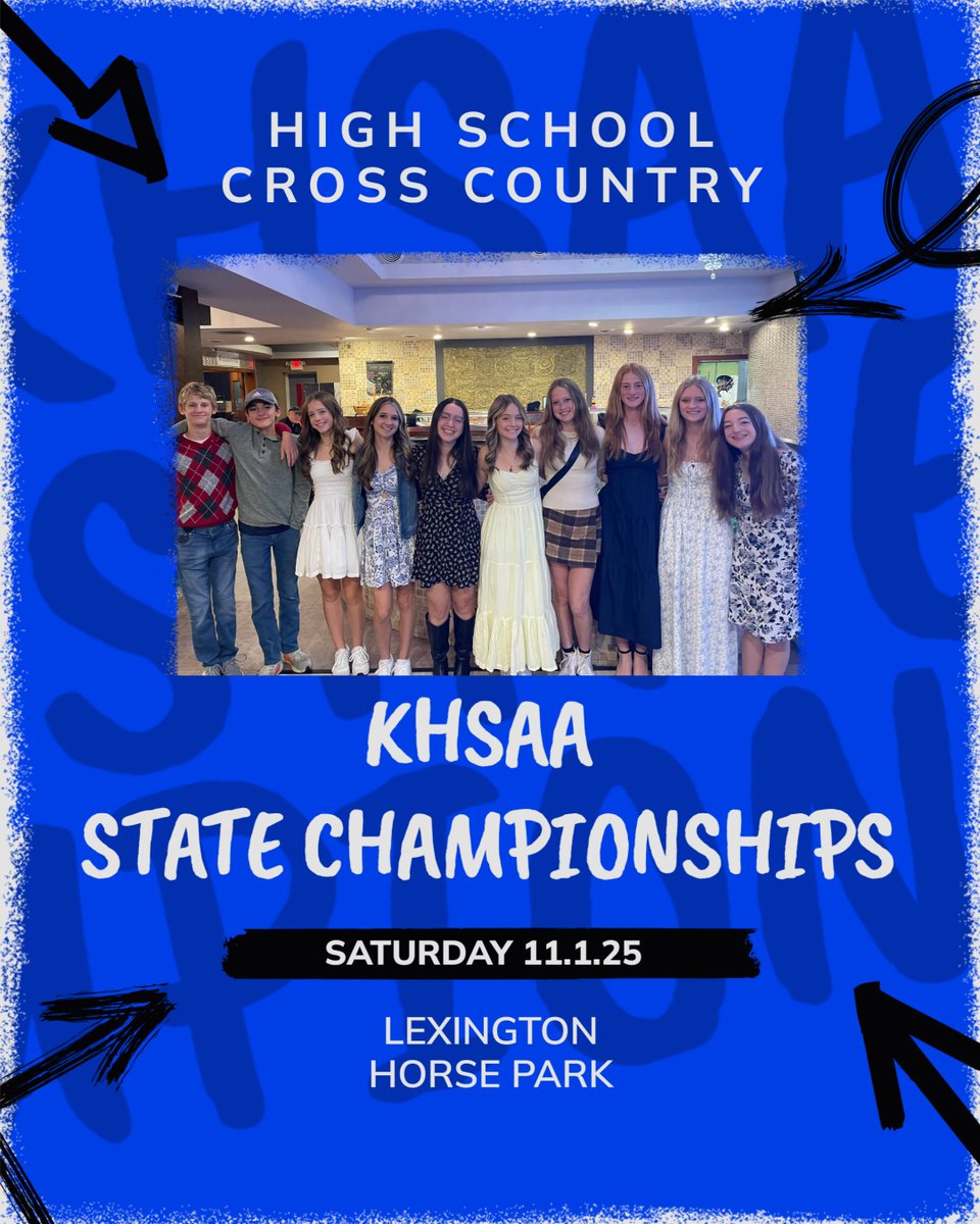 Good luck to our High School Cross Country teams as they travel to Lexington tomorrow for the KHSAA State Championship!
