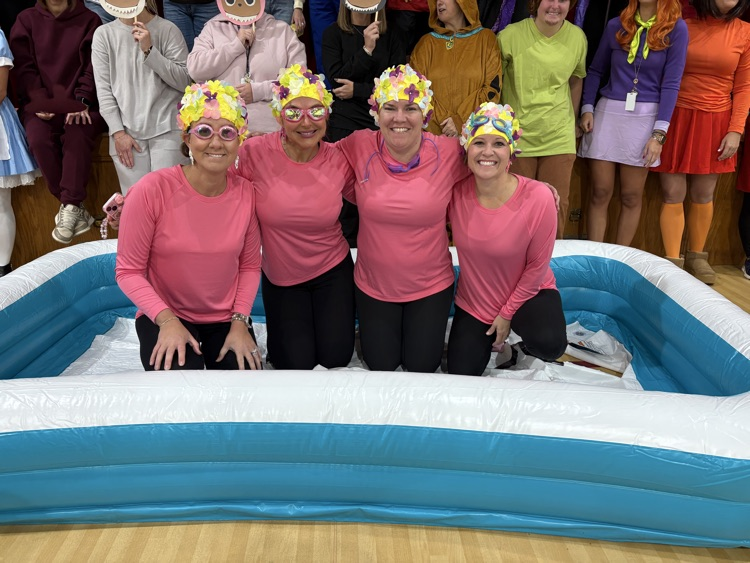 “👻 Happy Halloween from the spooktacular staff of Potter Gray! 🎃 Huge congrats to our 5th grade team for scaring up 1st place in the costume contest! 🕸️🧙‍♀️🕷️”