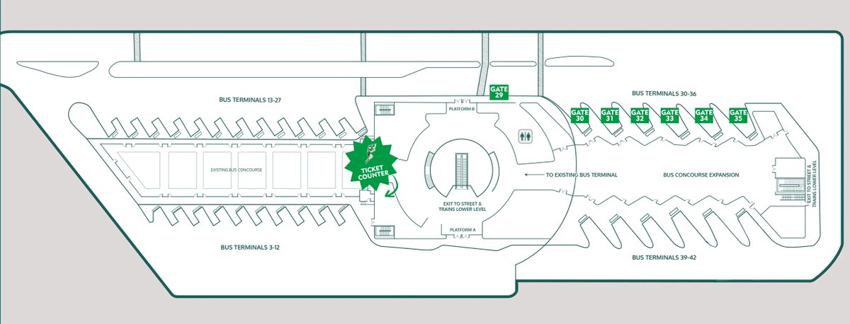 Effective Tuesday, November 4th: Peter Pan Bus will relocate all departures and arrivals to gates 29–34 at the new North Wing at the South Station Bus Terminal.
Fore more details visit peterpanbus.me/3LiE6Za