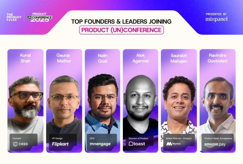 TheProductfolks's tweet image. 📅 Nov 15 | Bengaluru → the meeting point for the minds redefining how India builds.

⚡ Featuring the builders behind products used by millions -
🔹 Kunal Shah – Founder, CRED
🔹 @gauravmathur – VP Design, Flipkart
🔹 Nalin Goel – CPO, MoEngage
🔹 Alok Agrawal – Director of…