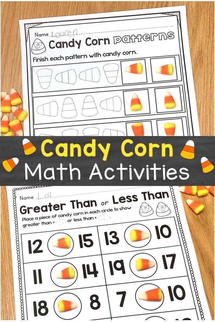 McKellarMath's tweet image. Candy Corn Math Activities lessons4littleones.com/candy-corn-mat…