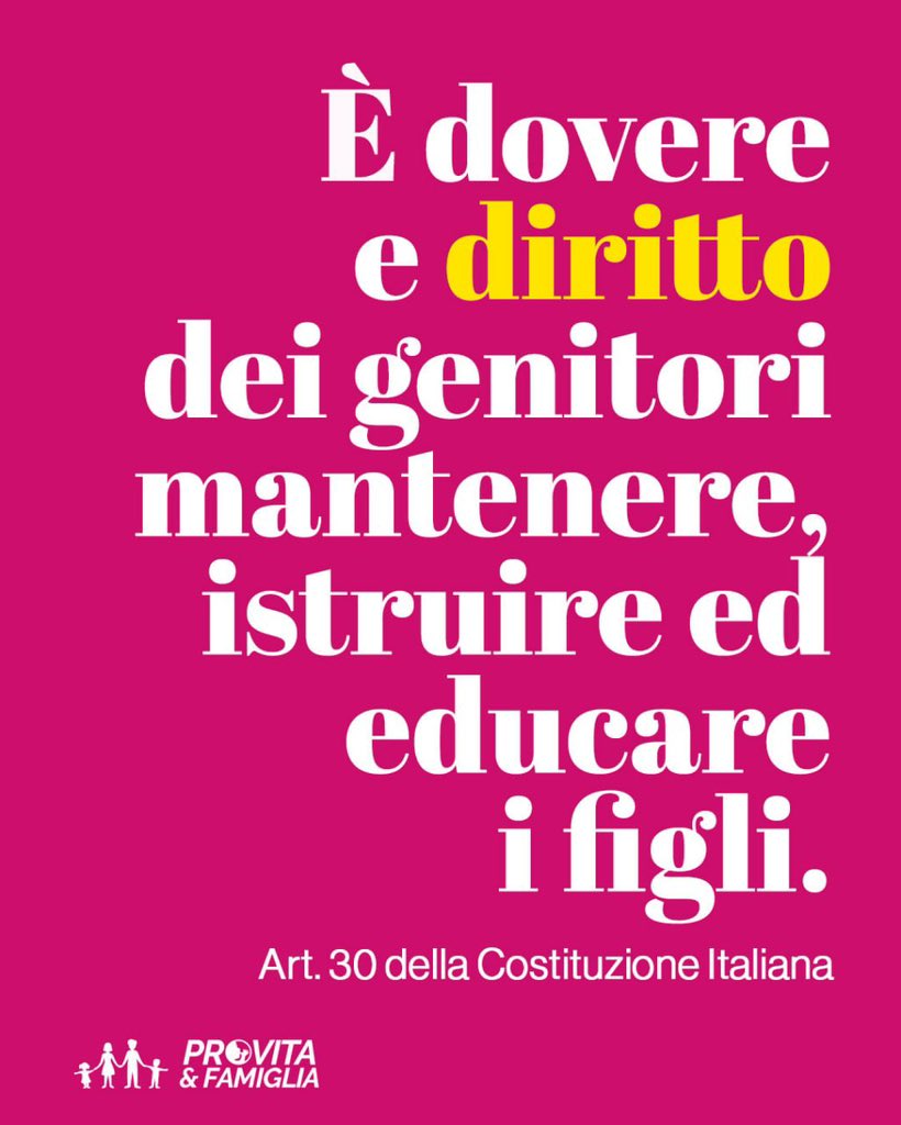 jacopocoghe's tweet photo. Diritto dei genitori e non delle varie associazioni LGBTQI+ che entrano nelle scuole dei nostri figli. https://t.co/lfllPKHL84