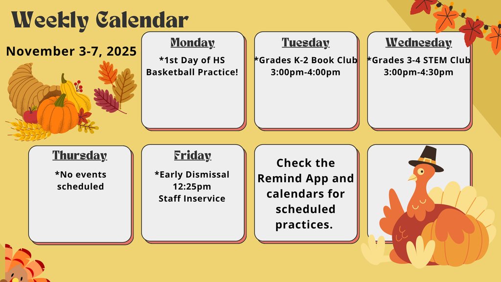 Bearcat Weekly Events!