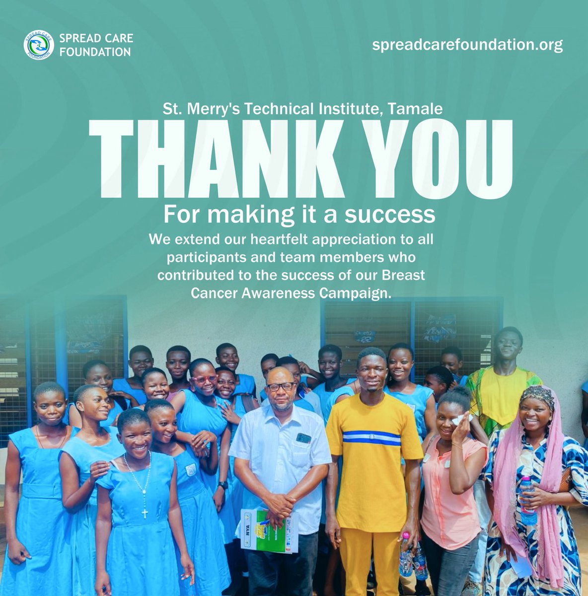 Your passion, commitment, and teamwork helped spread hope, knowledge, and courage in the fight against breast cancer.
Thank You. 
#breastcamcerawareness