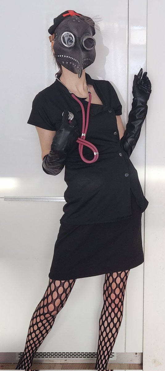 Halloween costume this year: plague nurse! Scared?