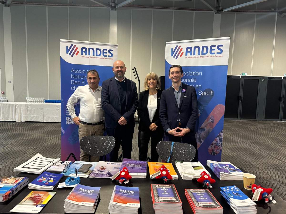 🏅L’ANDES était présente à la 9ᵉcérémonie du Label Ville Active &amp; Sportive, organisée au tout nouveau Centre des Congrès OCEANICE à Nice !

Un moment fort pour célébrer les politiques sportives locales et les communes engagées ! 🇫🇷 #VilleActiveEtSportive #ANDES