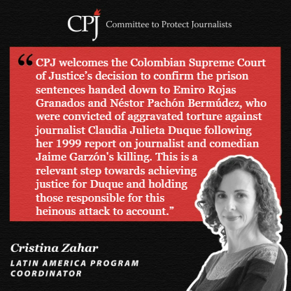 #Colombia The Colombian Supreme Court of Justice denied appeals from the defenses of former deputy director of the now defunct Administrative Department of Security (DAS), Emiro Rojas Granados, and former detective Néstor Pachón Bermúdez. RE: infobae.com/colombia/2025/…