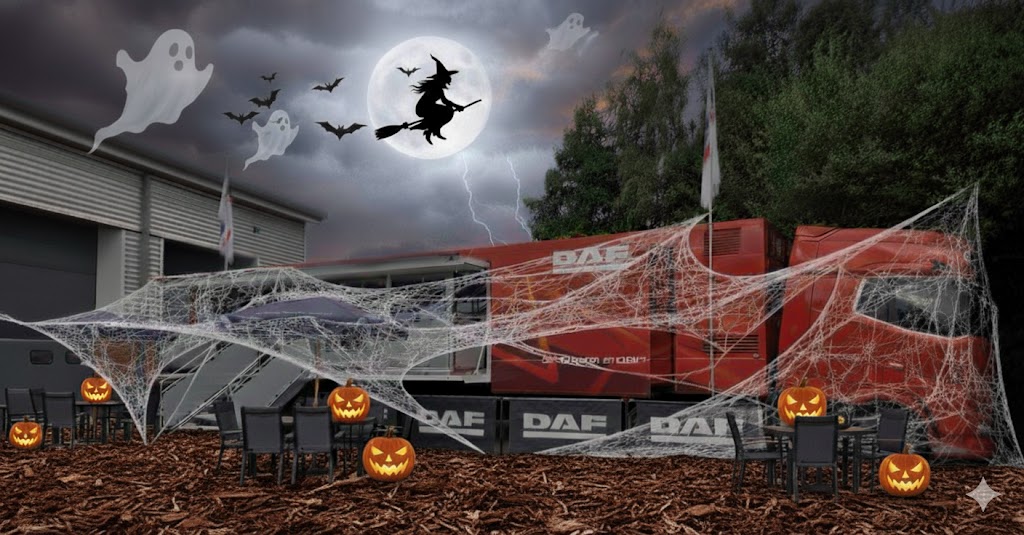 🎃 Spooky greetings from Lothian DAF! 👻
Wishing our customers &amp; followers a safe &amp; fun Halloween! 🌙
May your journeys be fright-free &amp; your DAF trucks run like a dream (no monster issues allowed!).
Need a treat (or a part!)? Our team is here for you.
Have a spooky, safe night.