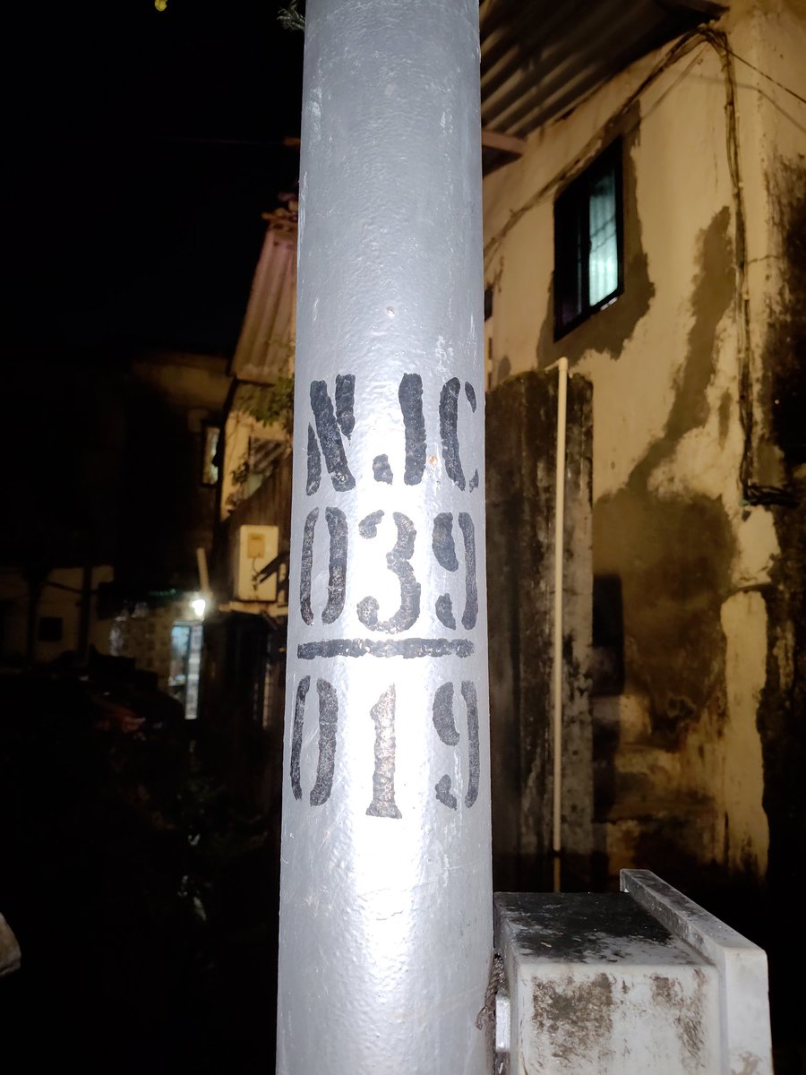PGigool's tweet photo. @Adani_Elec_Mum the street light pole near couto villa in kirol village Vidyavihar west is dangling. It might fall anytime there are children who play near the pole please attend to the same at the earliest. https://t.co/Sbw7AOoVLR