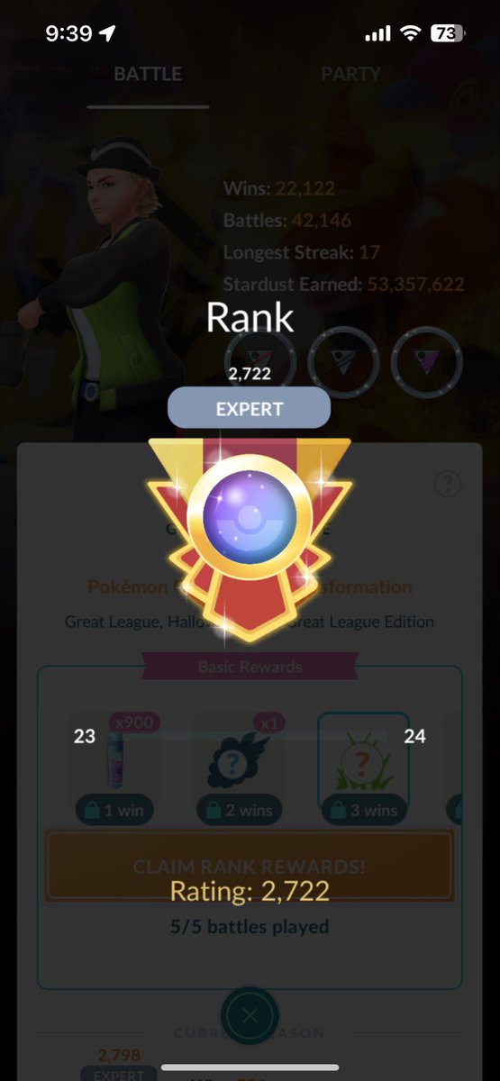 So I’m up like 60 points, but it doesn’t feel like it because I got up to 2798 and had an 0-5 the last set 😂