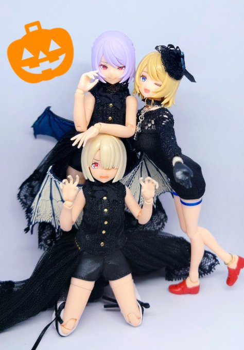 かなーり昔撮ったハロウィンな写真
#メガミデバイス 