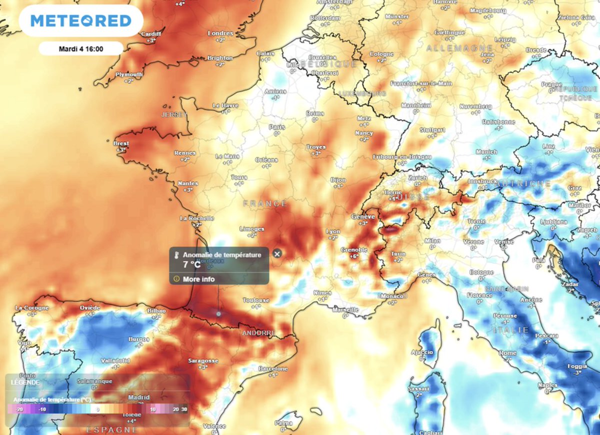 MeteoredFR's tweet image. 🌱 Des #températures de 20°C ou plus sont attendues en #France : le #printemps s&apos;installe la semaine prochaine !

Guillaume Woznica ⤵️
tameteo.com/actualites/pre…
