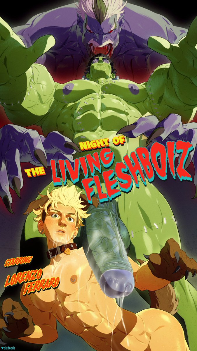 Happy Halloween everyone! 👻 🎃 🧟‍♂️ 🧛‍♂️ 🐶 

Please enjoy this hypothetical poster for one of Lorenzo’s wet dreams, featuring he as the Werepuppy, Donny as Frankendon and Superseed as a vampire overlord 😱 

Had a lot of fun making this one, was a nice exploration!