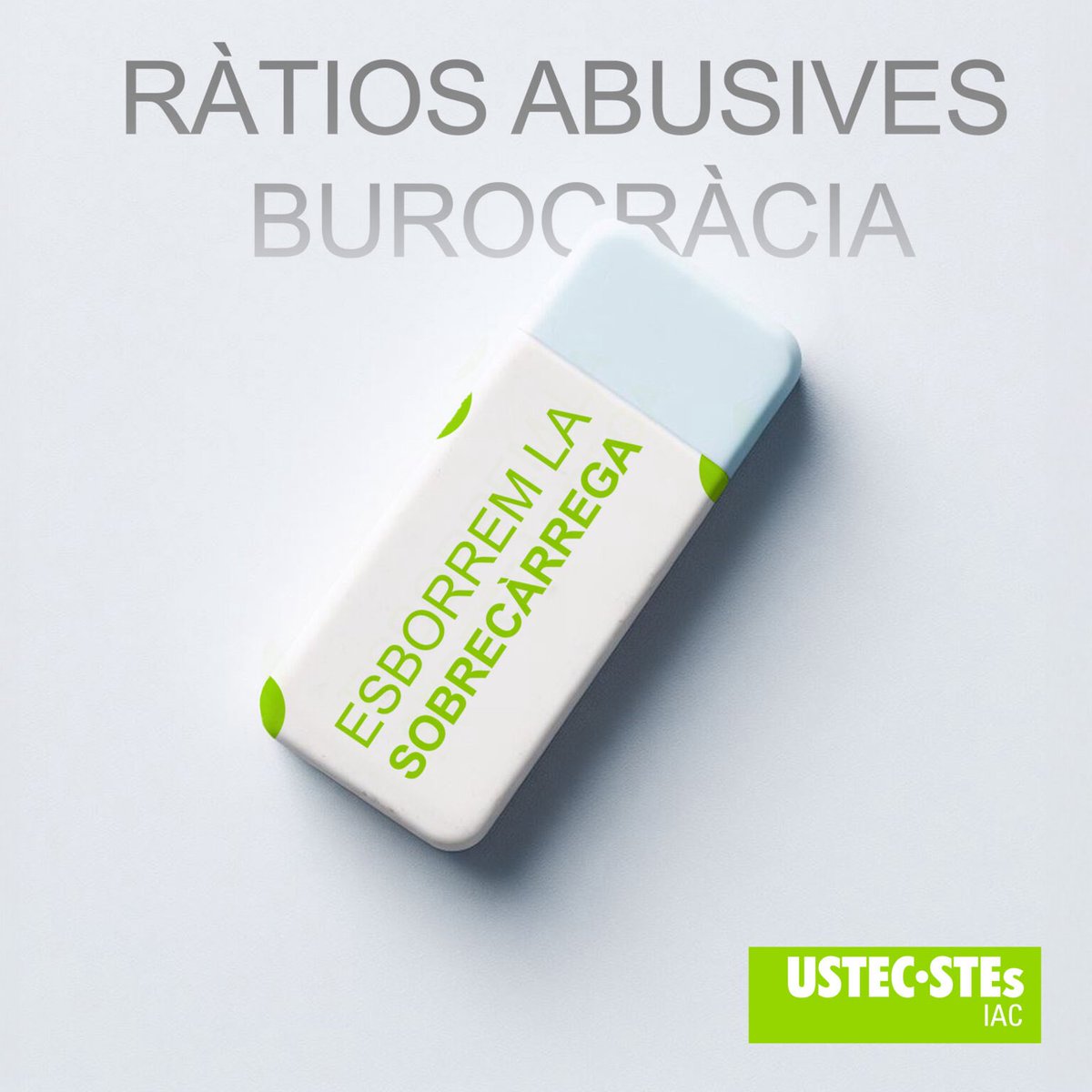 Denunciem una nova sobrecàrrega burocràtica: el programa AVIM

USTEC·STEs (IAC) denunciem que el nou model d’Avaluació integral per a la millora impulsat pel Departament d’Educació sobrecarrega encara més els centres i els equips directius

Comunicat: sindicat.net/2025/10/31/den…