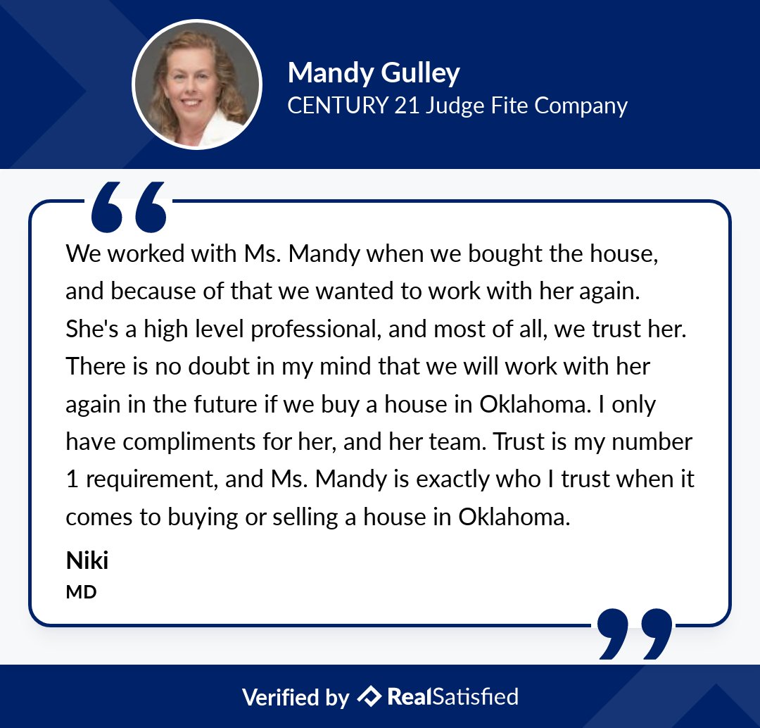 MandyEdlin's tweet image. I'm thankful for clients like this one. realsatisfied.com/Mandy-Gulley via @realsatisfied