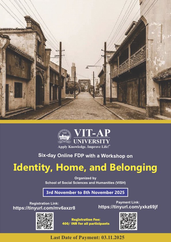 Anindita1089's tweet image. Please find a six-day online FDP:
Registration Link: docs.google.com/forms/d/13pQxV…
Payment Link: events.vitap.ac.in/e/six-day-onli…
#AcademicTwitter #webinar #facultydevelopmentprogram