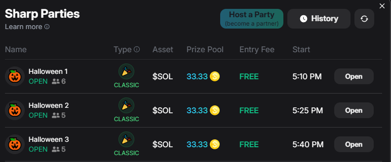 sxvredina's tweet photo. It's Halloween, which means @SharpTradeFi has some awesome parties planned for us.
Join us and share in the rewards for trading in freemode!
https://t.co/ME8EEVd8mN
#SharpTrade #CryptoTrading #PredictionMarkets #helloween https://t.co/A6weSJO0Eb