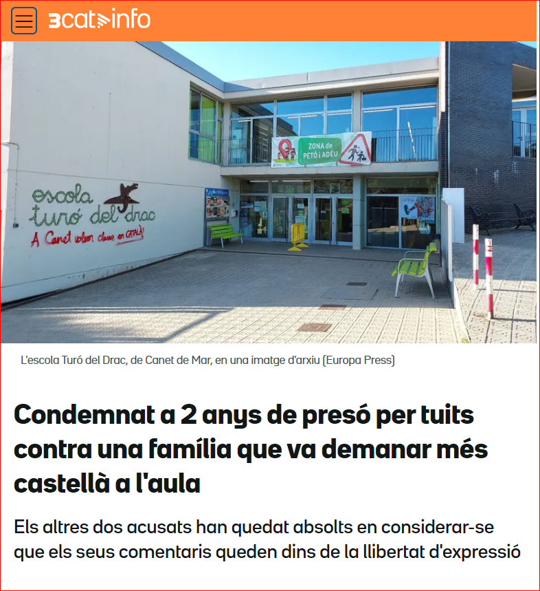 Jo estic tipa de què els jutjats d'instrucció arxivin les denúncies per qualsevol delicte que presentem al despatx a la primera de canvi, però en canvi per a això sí que tenen temps i recursos per arribar fins al Judici Oral... Que curiós, oi?