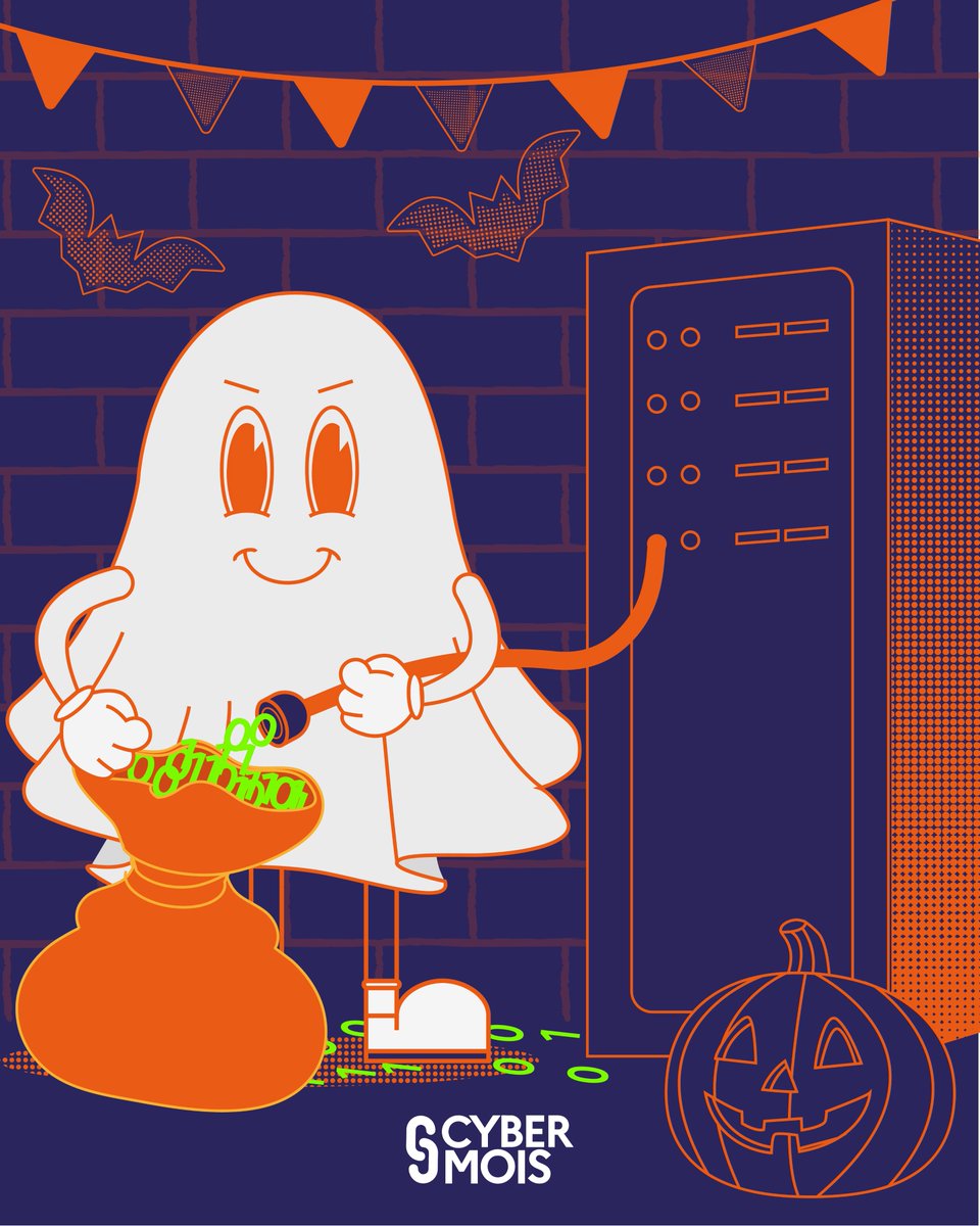 ANSSI_FR's tweet image. #Halloween | 👻 L’@ANSSI_FR, la @CNIL et @cybervictimes vous rappellent les bons réflexes pour protéger vos données des menaces invisibles.
🕸️ Sur cette immense toile qu’on appelle le Web, ils vous permettront de naviguer sans crainte toute l’année.
⬇