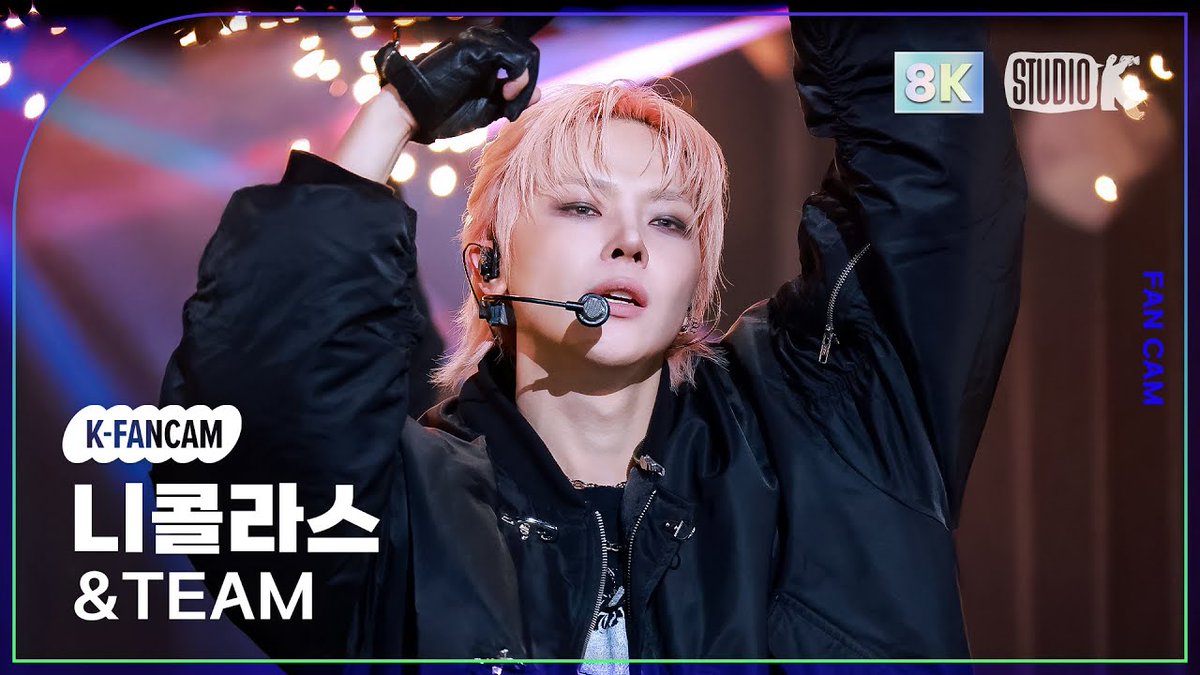 &team Back to Life showcase live ニコラス UNFILTERED CAM] &TEAM NICHOLAS(니콜라스) 'Back to Life' 4K