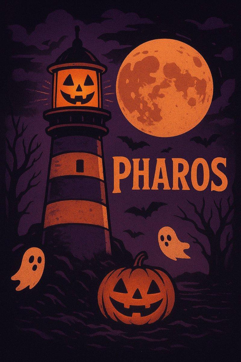 ImSzynkus's tweet image. 🎃 When the guiding light turns haunting bright 👻
@pharos_network  welcomes Halloween — where even the lighthouse gets spooky! 🕯️
#PharosHalloween #Halloweenwithpharos
#DesignContest
#PharosNetwork