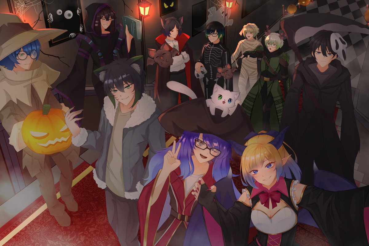 vr_anika's tweet photo. Happy Halloween to everyone 🩵💙 https://t.co/orm7jNK7HQ
