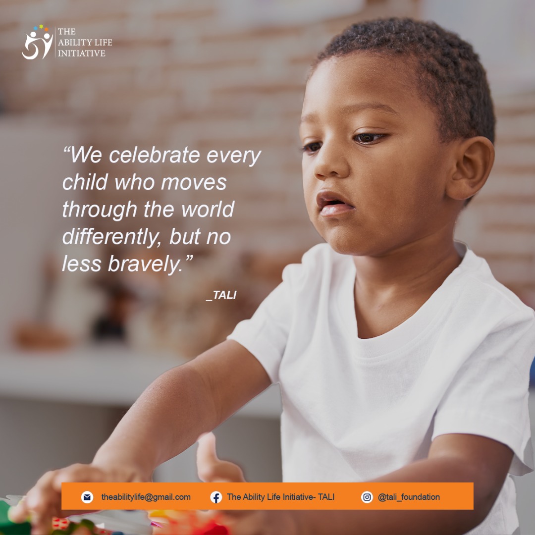 Tali_foundation's tweet image. 🌍💛 Different, Not Less.

Today, we celebrate children who move through the world with courage, confidence, and joy. ✨

At TALI, we see every child for their strength, resilience, and endless potential. 💫

#TALIinAction #InclusionForAll #DifferentNotLess #EveryChildCounts