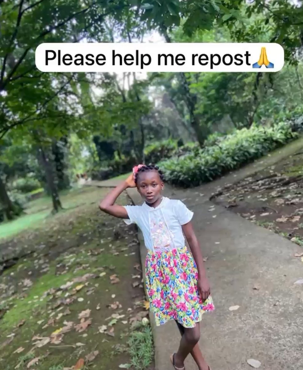 Ojong Gina is still missing🚨

Age: 12 years
School: National comprehensive high school limbe
If seen, contact: 653406916/652502673